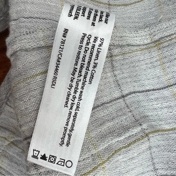 Eileen Fisher Organic Linen Reversible Jacket Size S - Picture 6 of 7